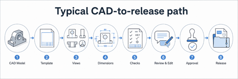 CAD Model to Review-Ready Drawing with AI | AIDraft