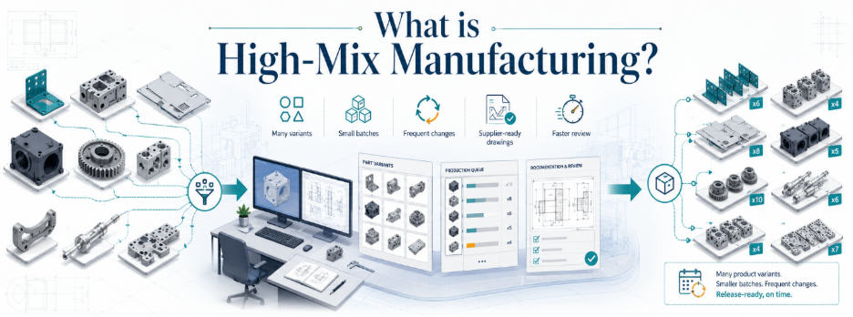 AI Drawing Automation for High-Mix Manufacturing Teams
